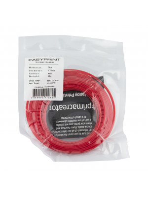 EasyPrint PLA filament-50gr-Red-1.75mm