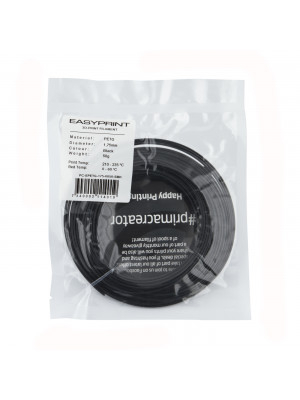 EasyPrint PETG filament-50gr-Solid Black-1.75mm