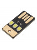 One-Sided Pocket Card Lamp Mini USB LED Light - Μαύρο