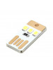 One-Sided Pocket Card Lamp Mini USB LED Light - Λευκό