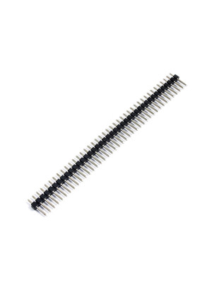 Pin Header - 1x40 Pin Male - 2.54mm - Black