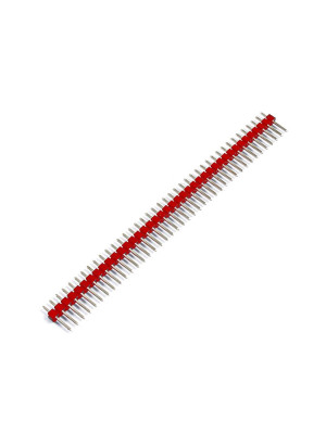 Pin Header - 1x40 Pin Male - 2.54mm - Red