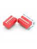 DIP Switch 2.54mm 6P - Red