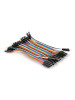 40 PCS Male to Male Dupont Wires for Arduino (20cm) (M/M)