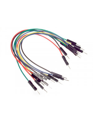 1P-1P Male to Male jumper wire/Cable for Arduino Black 10cm (M/M)