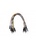 1P-1P Male to Male jumper wire/Cable for Arduino Red 10cm (M/M)