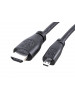 Official Raspberry Pi 4 micro HDMI to HDMI cable (2M) Black