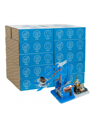 MeArm Robot for Arduino-Blue 20 πακέτα σχολικής τάξης